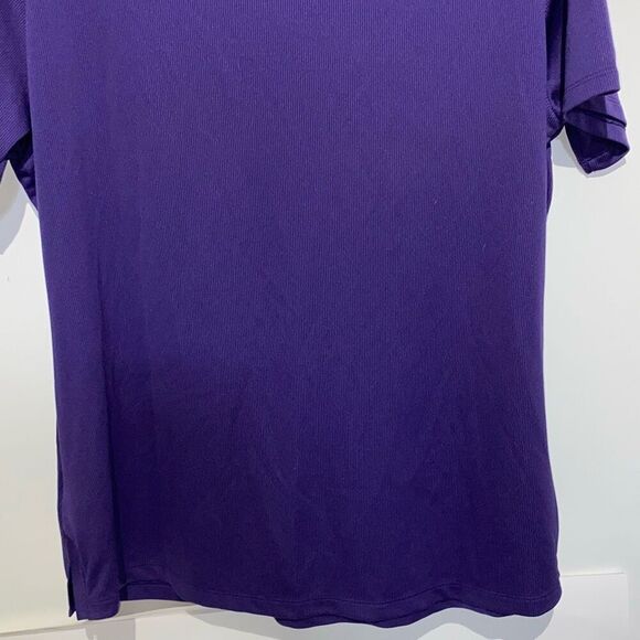 Cutter & Buck Women's Purple CB Drytec Moisture Wicking Ruched Polo Shirt XXL - Picture 6 of 8